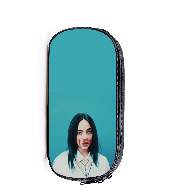 28 Billie Eilish чехол для карандашей, косметичка для женщин, косметичка billie elish, косметичка для девочек-подростков, пенал, школьный чехол, принадлежности - Цвет: 28