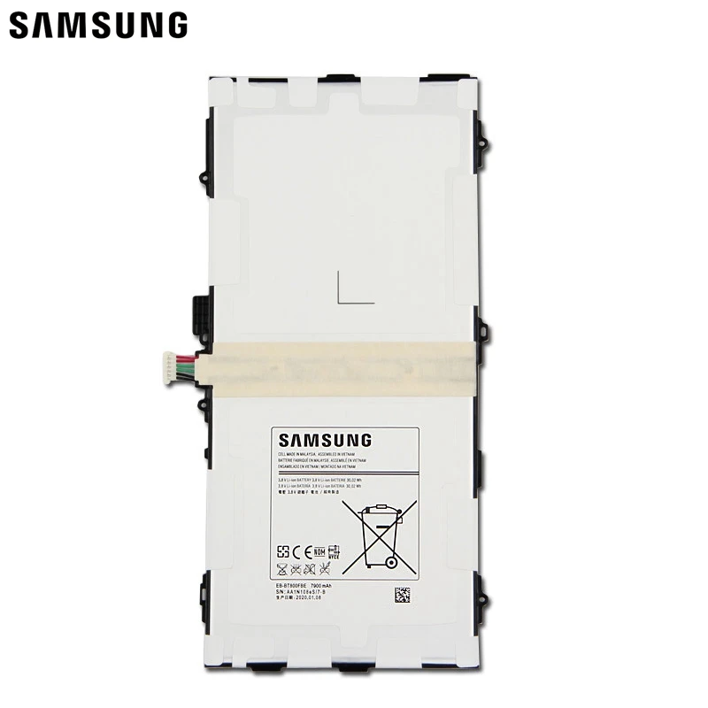 Samsung оригинальный запасной планшетный аккумулятор EB BT800FBC для GALAXY Tab S 10 5 SM T805c T800 T801