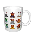 Оригинальный Басенджи собаки Lover Хеллоуин Басенджи кружка Кофе чашки Кофе кружки, стаканы фарфоровая посуда