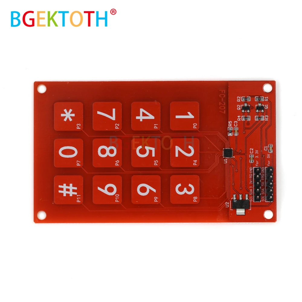 MPR121 емкостная сенсорная клавиатура Щит Модуль Чувствительная 3 В логика для arduno |