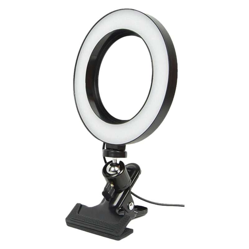 

10 дюймов селфи кольцо светильник с вращающийся зажим для телефона держатель для макияжа в прямом эфире, светодиодный Камера кольцевой свет...