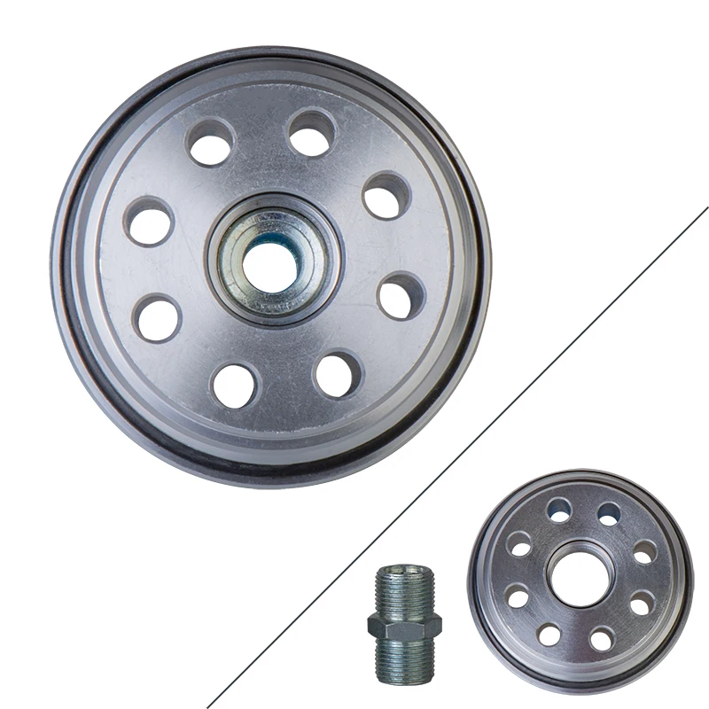 Автоматическое преобразование алюминия в адаптер масляного фильтра сэндвич