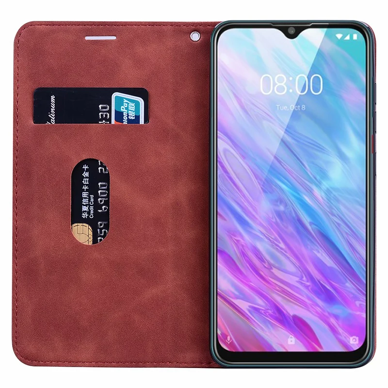 Кожаный смарт чехол для ZTE Blade 20 10 V Zte L8 A530 V9 V10 Vita A3 A5 2019 A622 A7 2020 A7S Prime|Чехлы-портмоне|