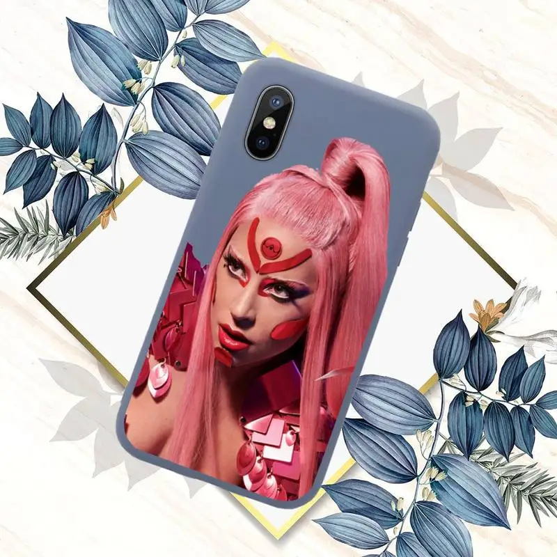

lady gaga chromatica Phone Case Candy Color for iPhone 6 7 8 11 12 s mini pro X XS XR MAX Plus