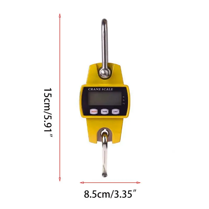 Цифровые крановые весы мини лебедка 300кг/50 промышленные сверхмощные