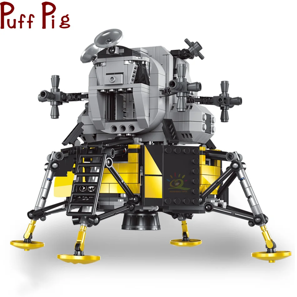 

Конструктор "Лунный модуль" UKBOO, 1112 деталей, лунный конструктор для изучения космоса, Необычные технологии, игрушки для детей