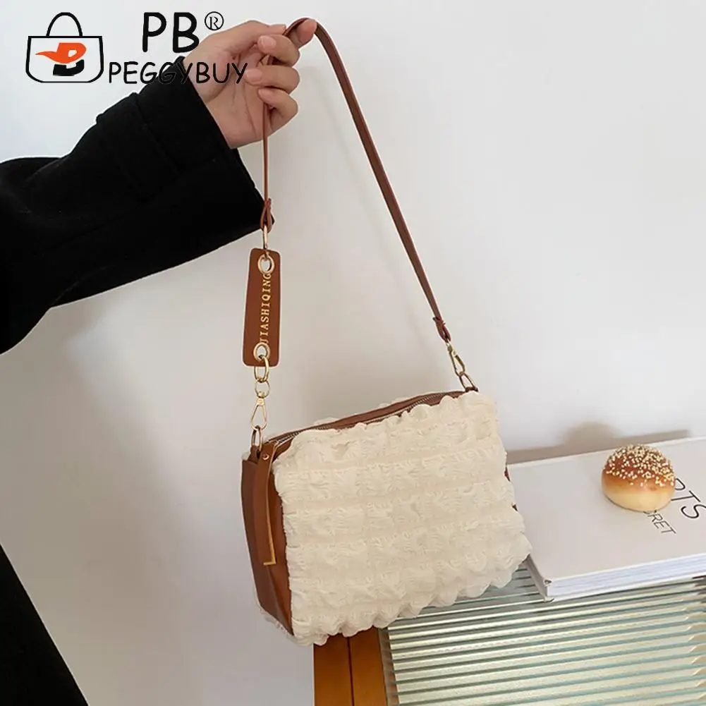 

Female Vintage PU Leather Shoulder Crossbody Bag Women Fashon Autumn Winter Hit Color Large Capacity Travel Zipper Handbags