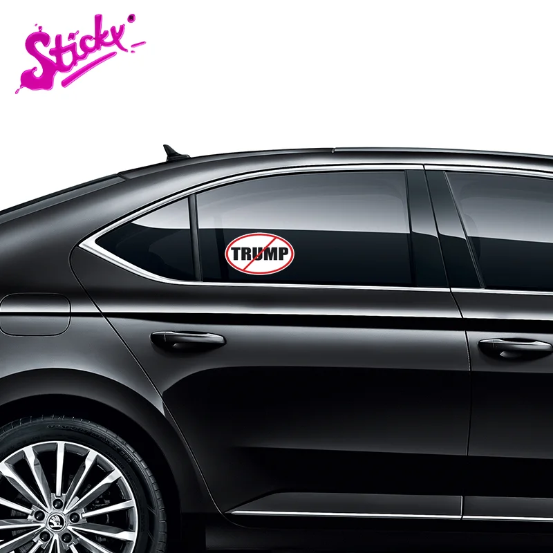 

Anti Trump Stop Sign Donald Trump Warning Plaques & Signs Car Sticker Decal Decor Motorcycle Off-road Laptop Trunk Guitar PVC