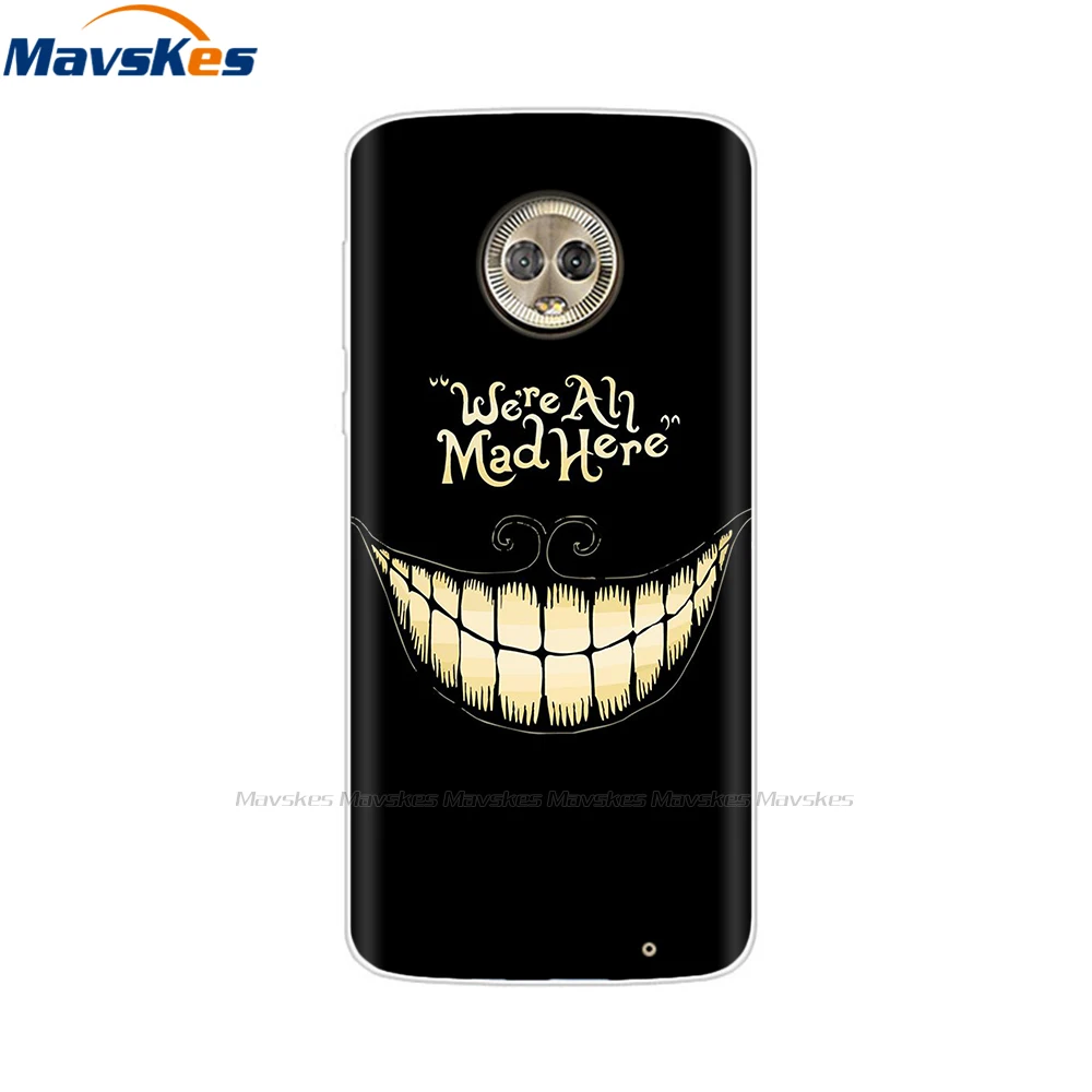 for moto g6 g6plus g6play case phone cover soft silicone fashion print back case for motorola moto g6 g6 plus g6 play cases free global shipping