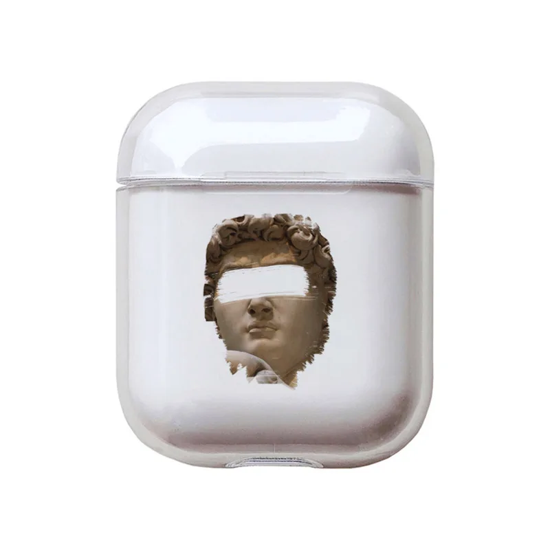 Style 9 Чехол для телефона с абстрактным рисунком для Apple Airpods 2/1, чехол с милыми мультяшными персонажами, Жесткий Чехол для наушников Airpod, чехол для air pods - Цвет: Style 9