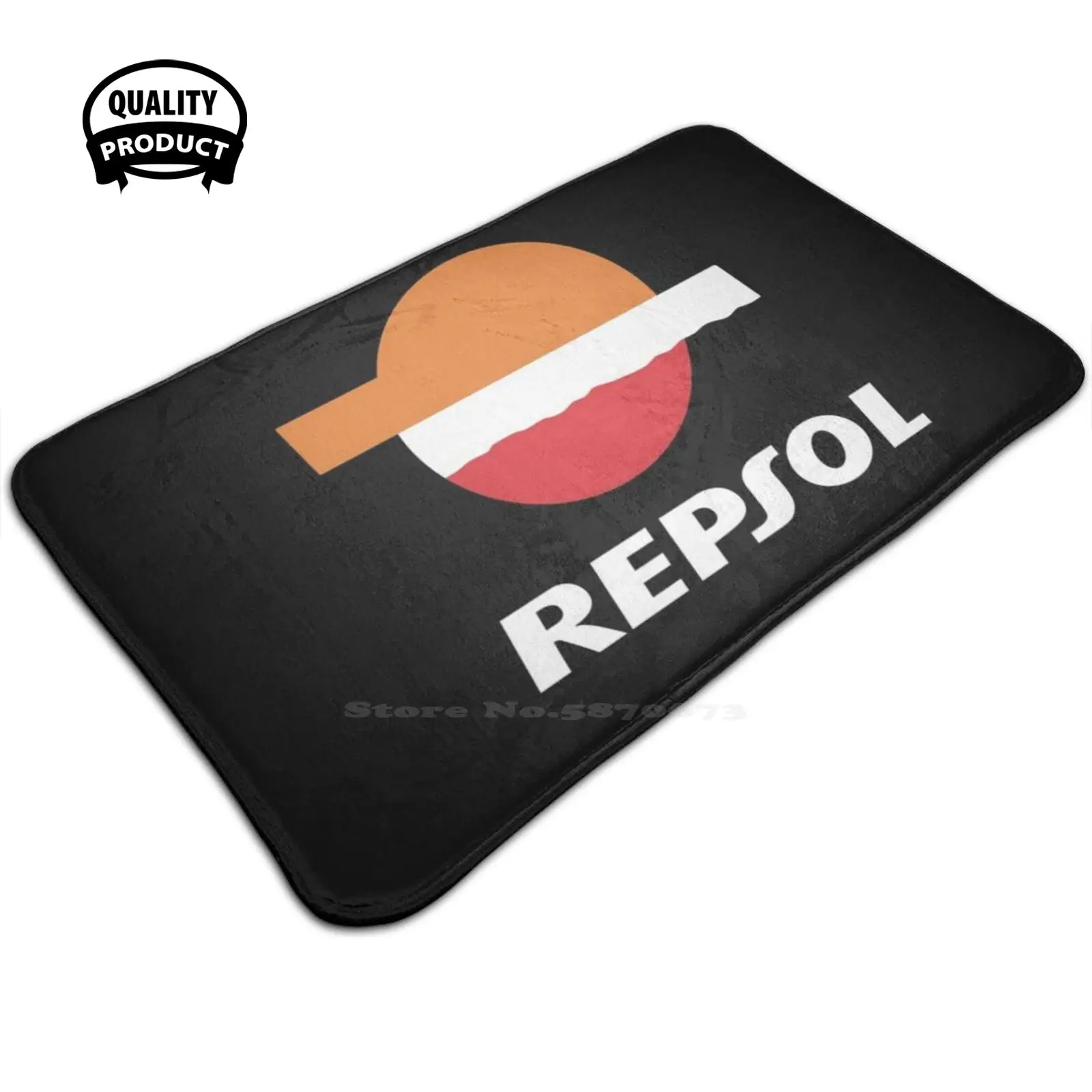 Repsol наклейка на рубашку маска мягкий дом семейный Противоскользящий коврик