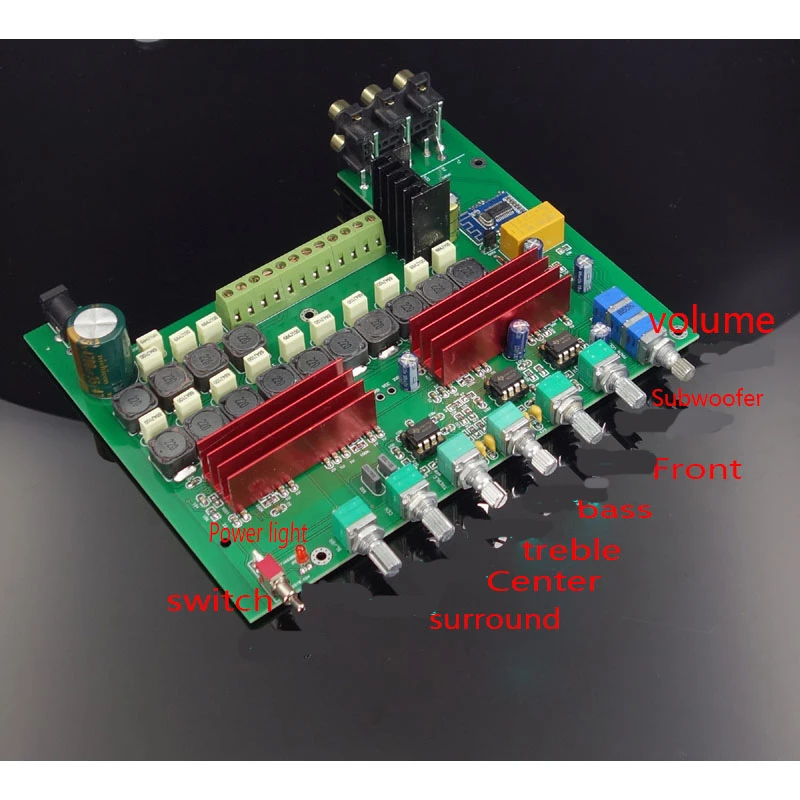 KYYSLB DC12-25V TPA3116 домашний аудиоусилитель доска A600 5,1 канал Bluetooth 5,0 Плата усилителя
