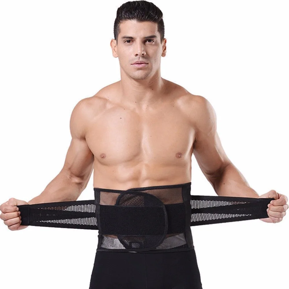 

Waist Tummy Trimmer Cincher Girdle Slimming Belt Sweat Band Body Shaper Wrap Waistband Belly Burn Fat Breathable Men Abdomen