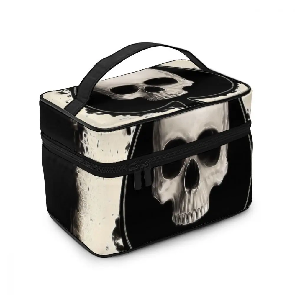 

Women Makeup Bags cosmetic bag Toiletries Organizer Travel Storage Bag Skull Tattoo