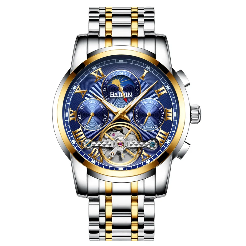 

Watch For Men 2020 New Elegant Automatic Calendar Mechanical Men's Watches Sports Classic Tourbillon Watch Men relogio masculino