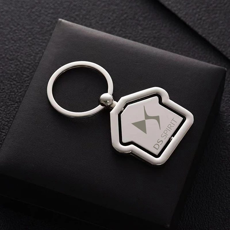 

Metal Key Ring House Styling Car Logo Customization Keychain For DS SPIRIT DS3 DS4 DS4S DS5 DS 5LS DS6 DS7 WILD RUBIS