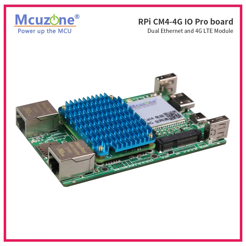 Online Raspberry Pi CM4-4G IO Pro Bord Dual Ethernet Und 4G LTE Modul HUAWEIME909S 821a V2/821ap V2/120p V2 EG25-G CAT4 HDMI