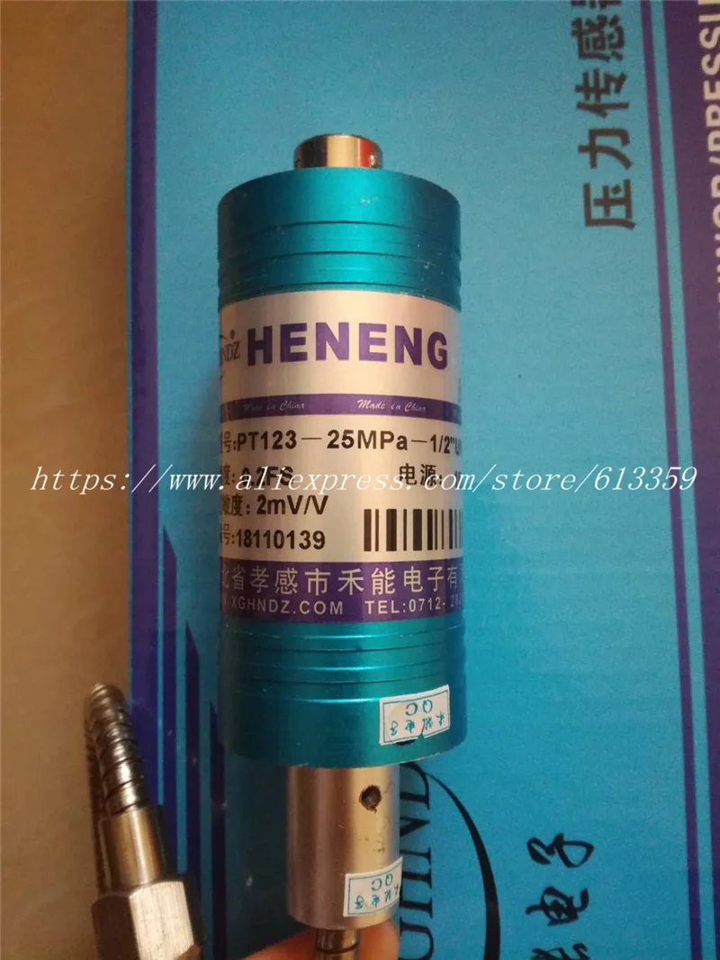 PT123-35MPA-1/2 HENENG датчик давления расплава при высокой температуре 2 мВ/В. |