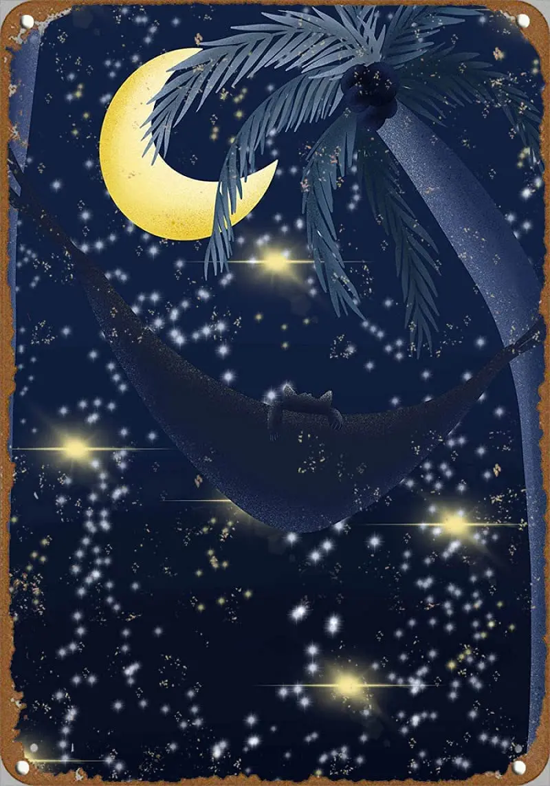 

graman Swing Swing Art Sign Cat Lover Sign Beach Life Art Holiday time Sign Wall Art Dorm Decor Birthday Gift Home Decor Nature