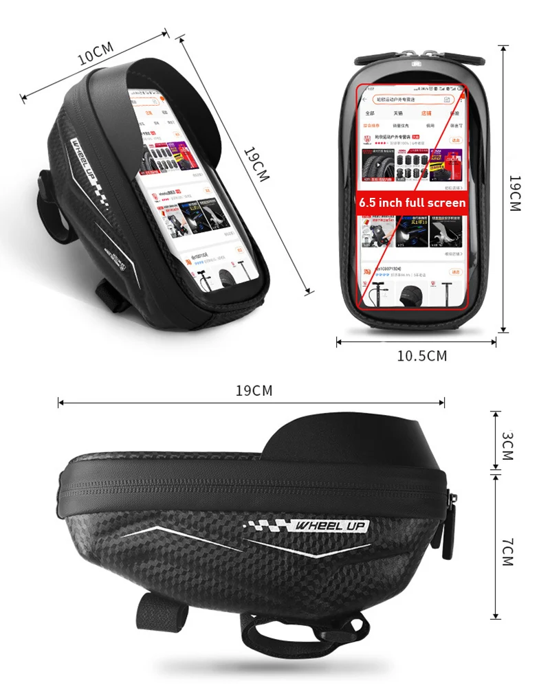 Сумка на руль велосипеда прочный непромокаемый держатель для телефона из ТПУ с