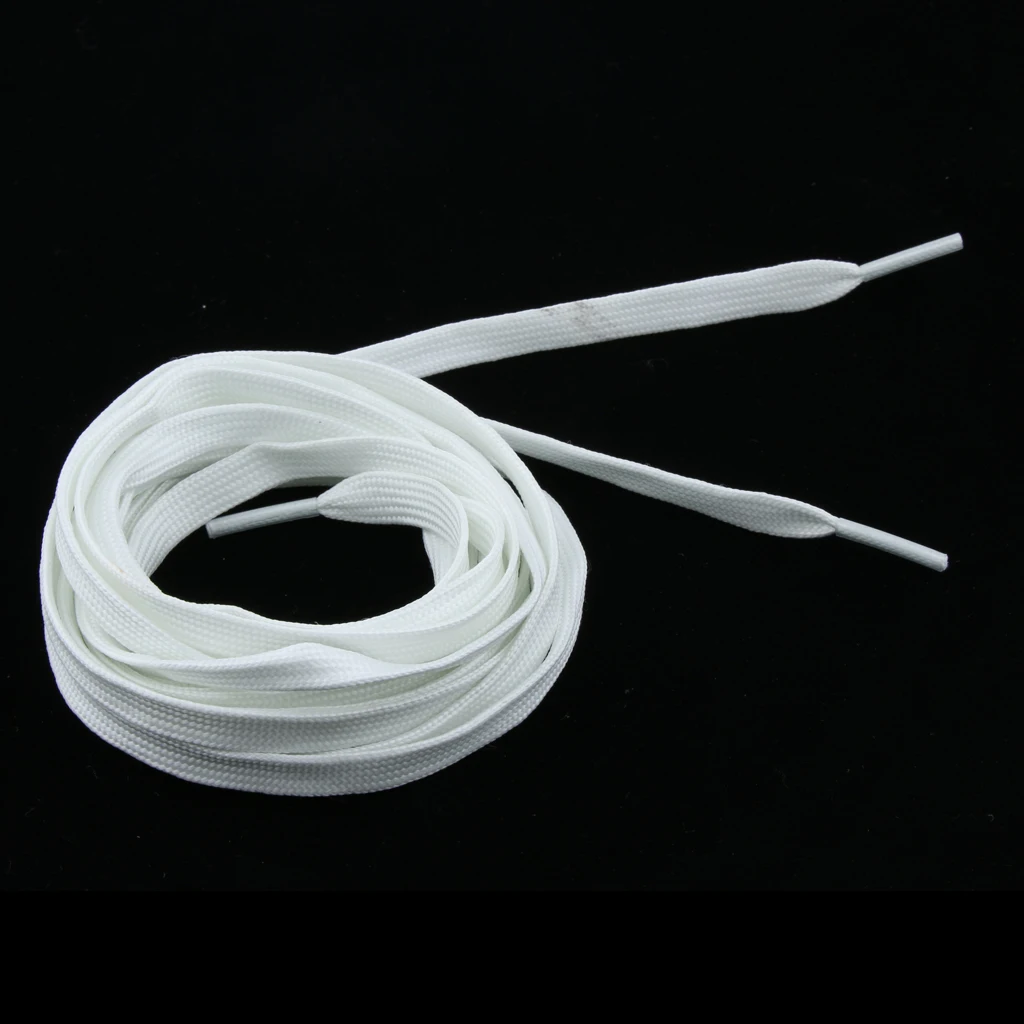 1 пара флуоресцентных вязаных шнурков 180 см для роликовых коньков ботинок