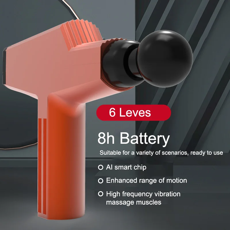 

Yongrow Massage Gun Fascia Gun Body Massager Slimming Shaping Pain Relief Muscle Relax Vibration High Frequency Vibration Guns