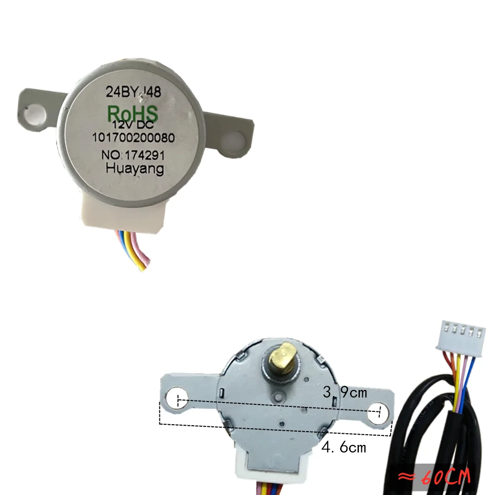 24BYJ48 12V DC кондиционер повесить качели лопасти синхронный шаговый двигатель ветра
