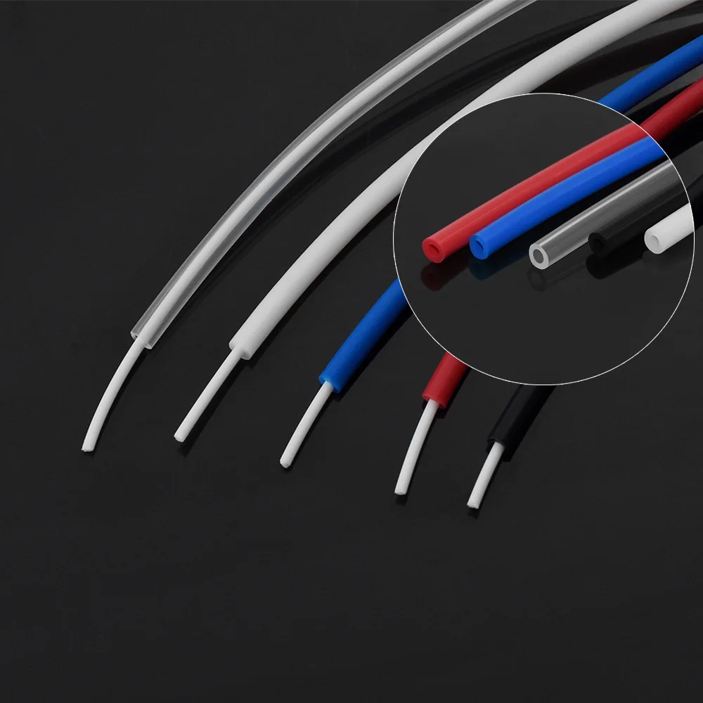 

1M PTFE Tube Teflonto TL-Feeder hotend Rostock Bowden Extruder 1.75mm Filament ID 2mm OD 4mm Cloned Capricornus Tube for Ender 3