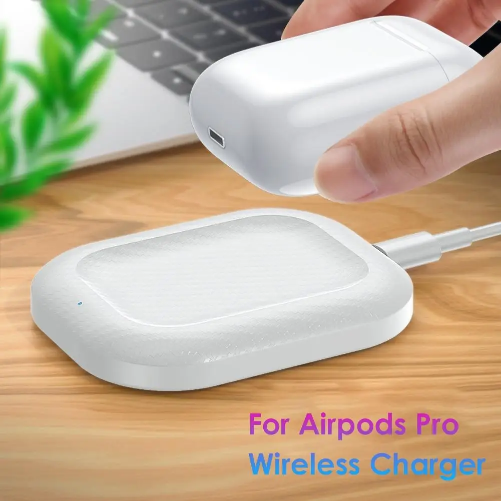 

Wireless Charger 2 in 1 Wireless Earphones Phone Charger Anti-slip Fast Charging Stand for Apple for Android Interface