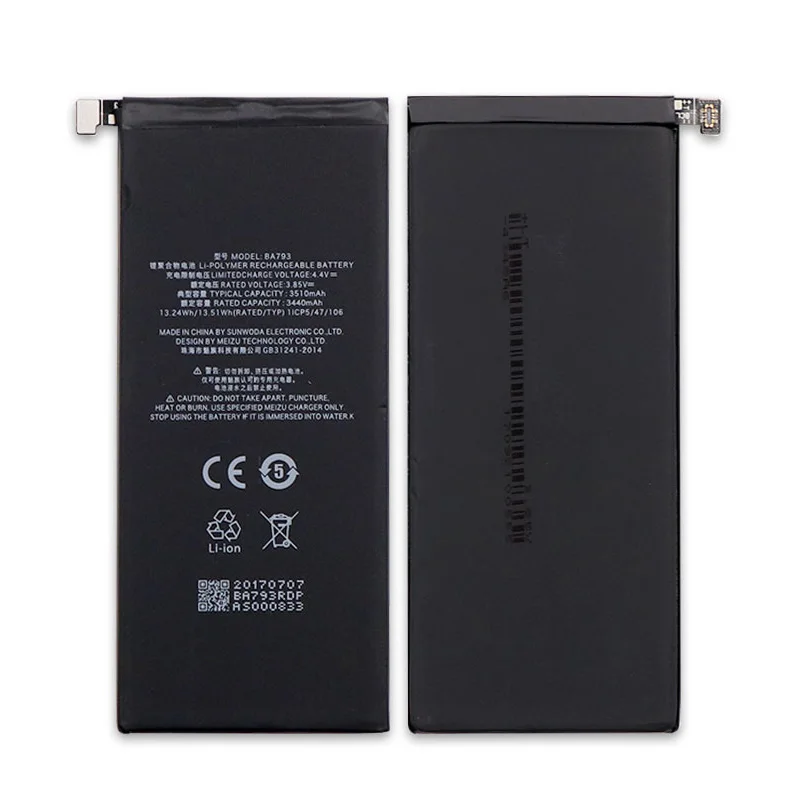 Оригинальный высококачественный аккумулятор BA793 для Meizu PRO7 Plus M793Q 3510 мАч |