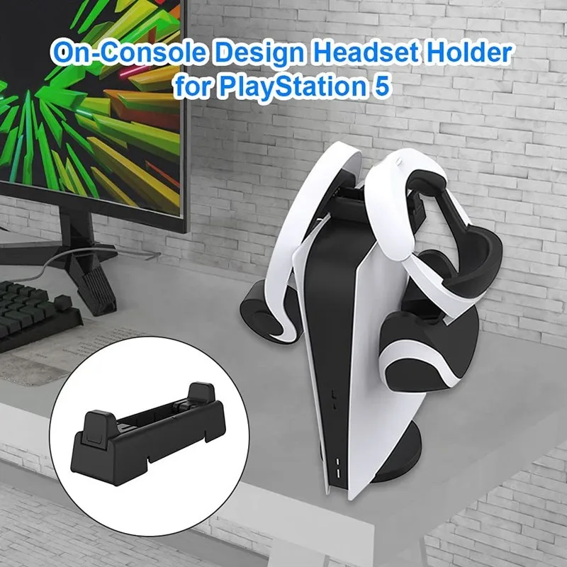 

Headphone Holder Bracket Hanger Storage Stand for PS5 Host Console Game Headset for PS5 Console Game Accessiories
