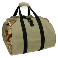 firewood carrier firewood storage bag waterproof large tote bags for fireplace logs wood carrier with handles for fireplace