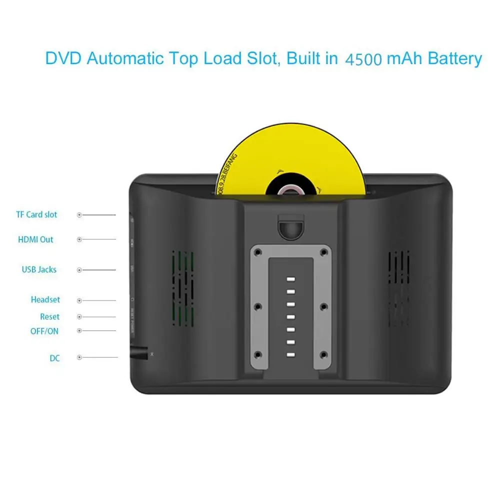 DVD плеер на подголовник Android 6 0 автомобильный мультимедийный 1080P с поддержкой Wi Fi