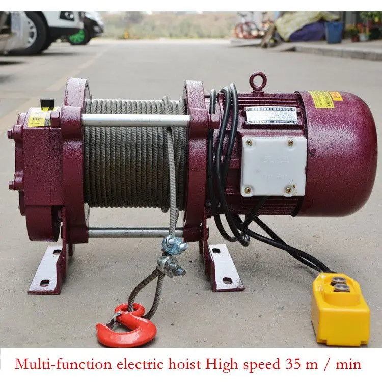 380V Multi-function electric hoist high speed 35 m/min small crane lifting weight: 400KG to 800KG | Инструменты