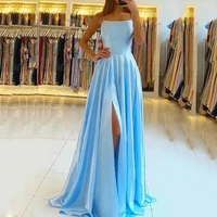 luxiyiao prom dresses with spaghetti strap corset back elegant a line long graduation gowns evening dress special occasion wear