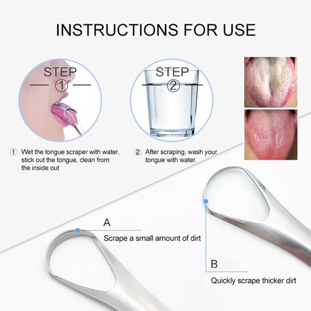

3pcs Tongue Brush Tongue Cleaner Scraper Cleaning Tongue Scraper For Oral Care Oral Hygiene Keep Fresh Breath