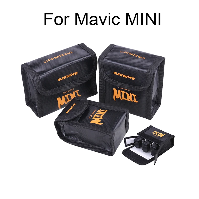 Безопасная сумка для аккумулятора DJI Mavic Mini /Mini 2/SE Взрывозащищенная дорожная