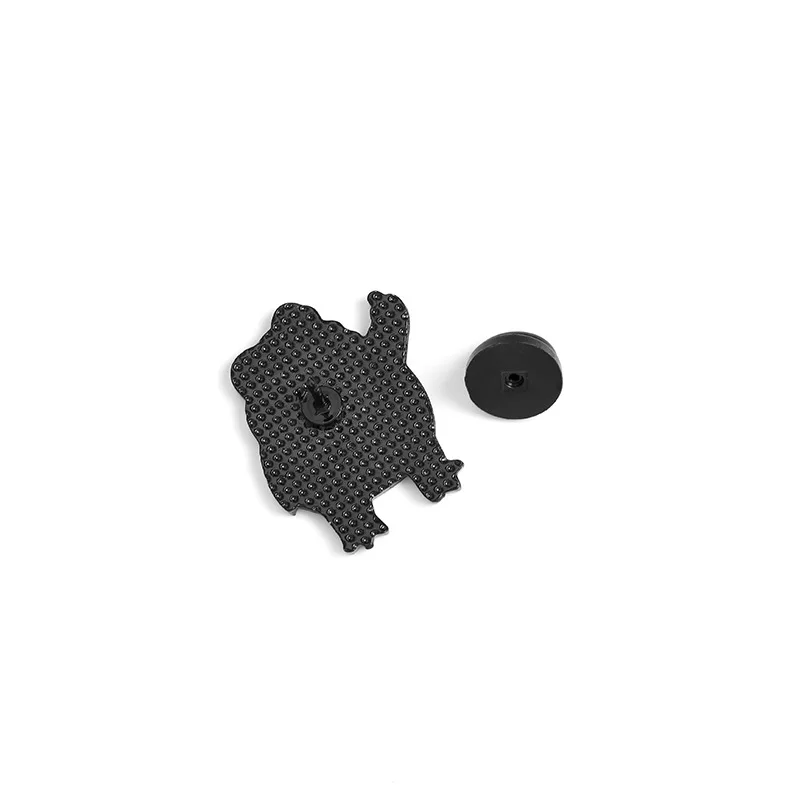 

2 Pcs Enamel Pins Cartoon Cute Funny Frog Brooch Collar Pin Broches for Women's Clothing Metal Badges Backpack Broches Jewelry