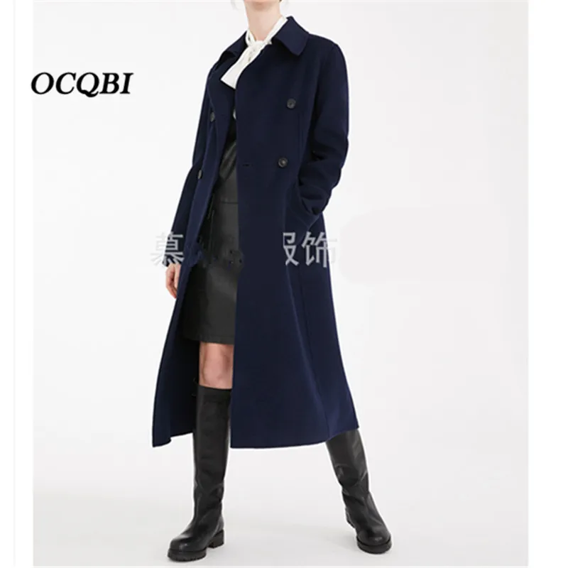

Plus Size Wool Coat Women 2020 Double Breasted Winter Coat Women Long Coat Women