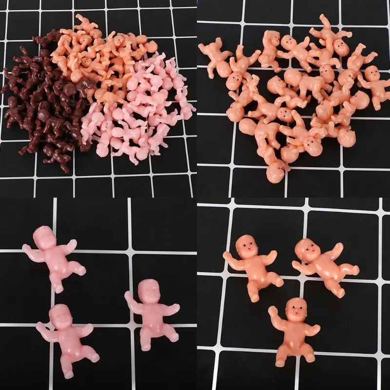 Милая детская пластиковая мини-кукла для вечеринки в честь рождения ребенка