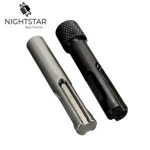 Набор ударных насадок SDS, переходник с шестигранным хвостовиком 14 дюйма для сверления, гайка переходника