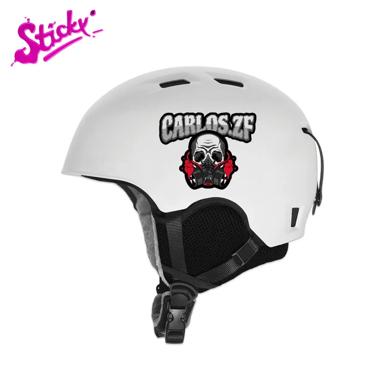 Липкий значок с пиратским черепом брендовая Автомобильная наклейка Декор