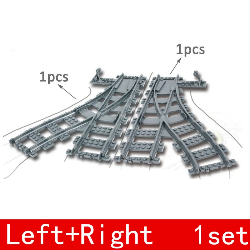 Городские поезда гибкие треки изогнутые прямые рельсы переключатель