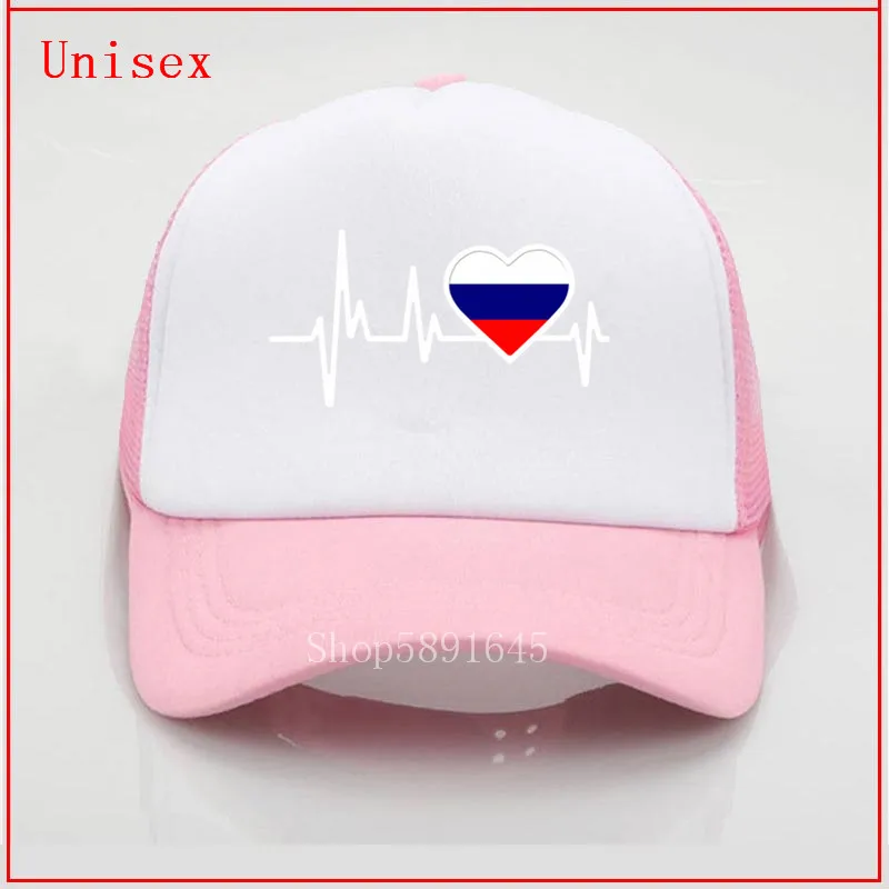 Модные бейсболки с российским флагом сердцебиения летние кепки мужская Кепка