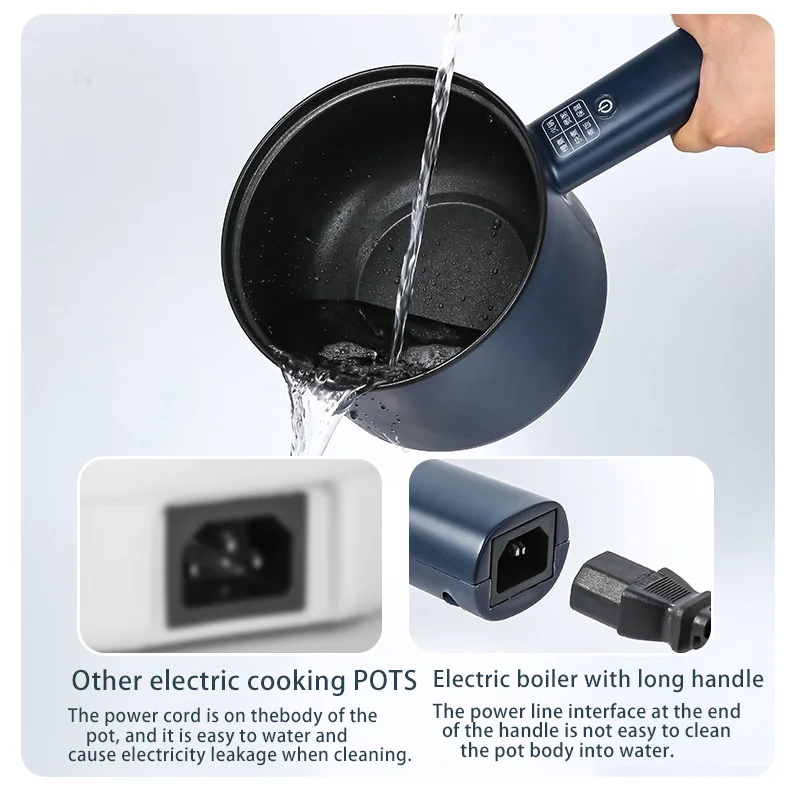 

1-2 People Single/Double Layer Steamed Electric Cooker Machine Household Hot Pot Multi Electric Rice Cooker Non-stick Pan 220V