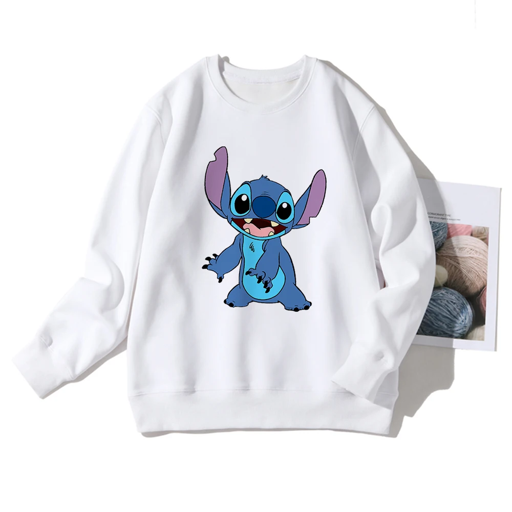 

Толстовки Disney Lilo and Stitch Sweat, бесплатная доставка, женские модные эстетические пуловеры в стиле гранж, 2022, толстовки с героями мультфильмов, ст...