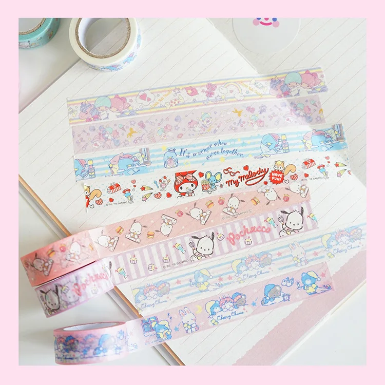 4 шт./лот Kawaii творческая мультяшная Мелодия ПК собака Маскировочная лента альбом