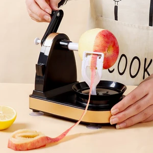 multifunction rotary fruit peeler manual fruit apple peeler machine with cutting apple slicer kitchen gadgets tools free global shipping