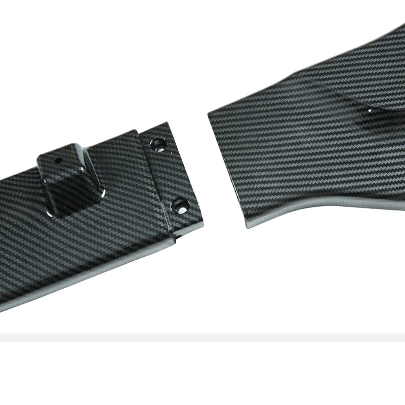 3piece Carbon Fiber Look/Black Car Front Lower Bumper Lip Diffuser Spoiler Body Kit For Infiniti Q50l 2018 2019 | Автомобили и