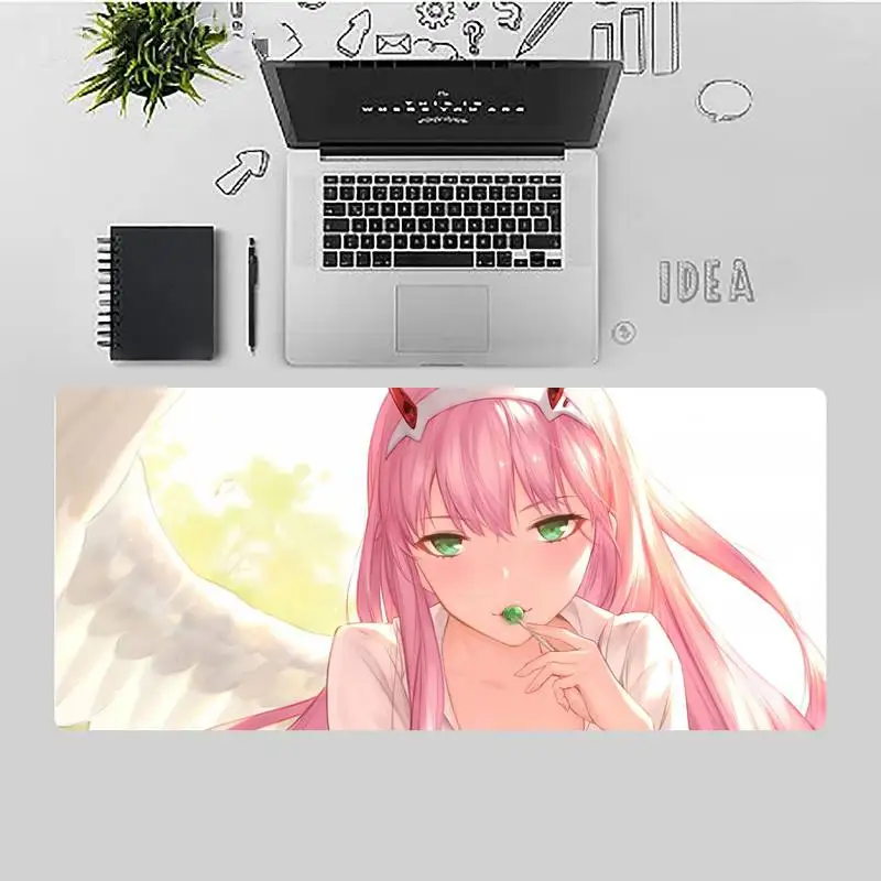 

Darling In The Franxx Comfort Mouse Mat Gaming Desk Table Protect Office Work 3mm Mouse Mat pad X XL XXL Non-slip Cushion